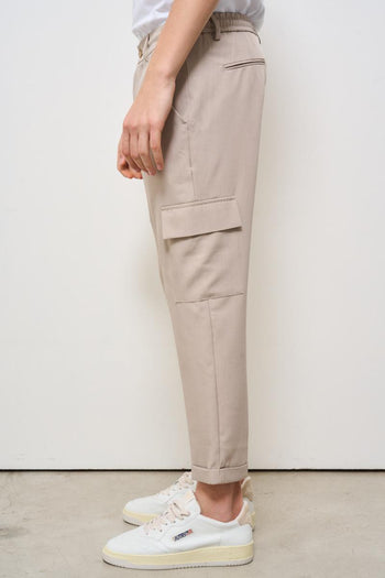 Pantalone uomo regular beige - 4