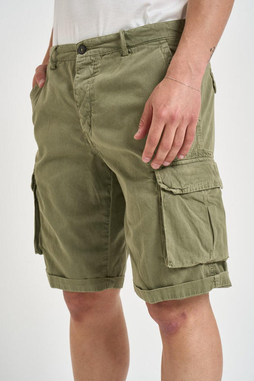 Bermuda cargo uomo verde - 2