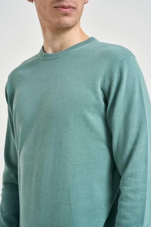 Maglia uomo girocollo menta - 2