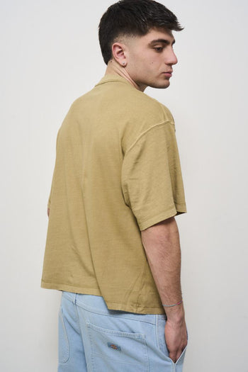 T-shirt uomo girocollo beige - 4