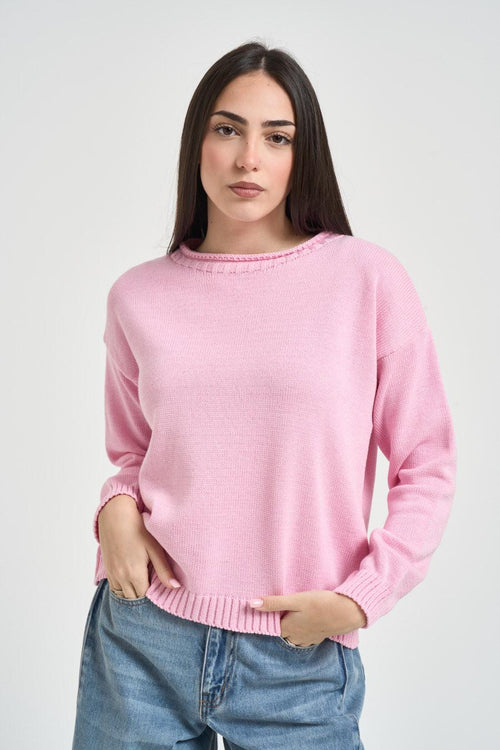 Maglia donna rosa