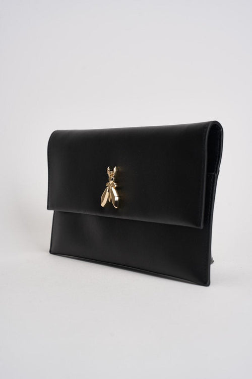Clutch donna in pelle nera - 2