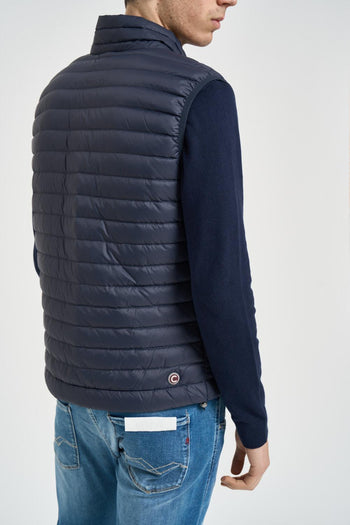 Gilet uomo piumino trapuntato blu - 4