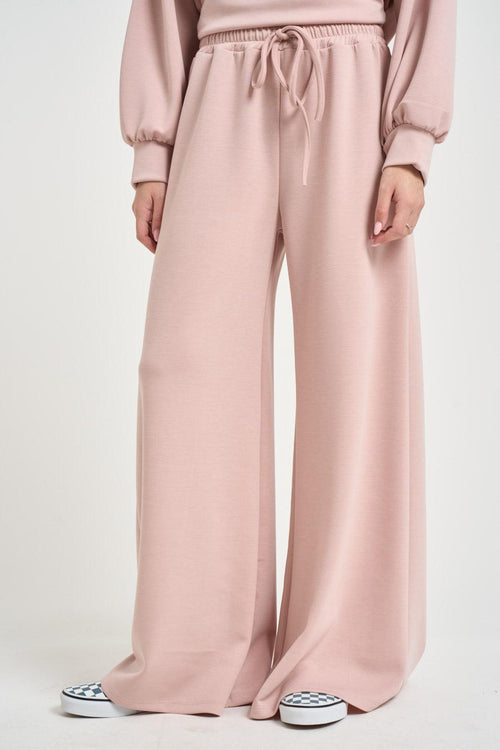 Pantalone donna tuta rosa