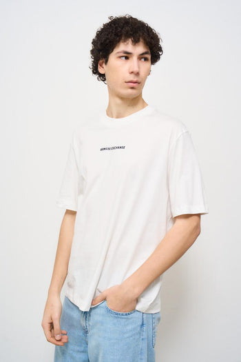 T-shirt uomo girocollo bianca - 3