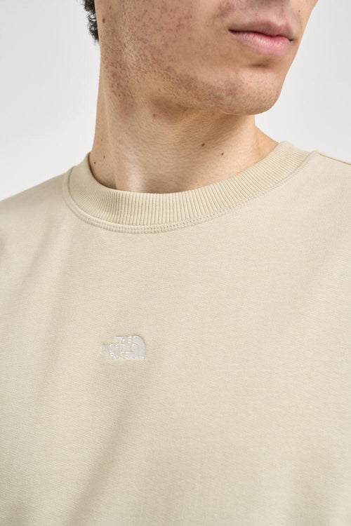 Felpa uomo girocollo beige - 2