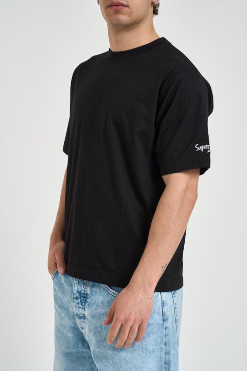 T-shirt uomo con stampa nera - 2