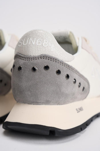Sneakers donna bianche e grigie - 8