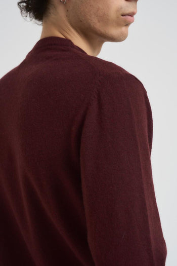 Maglia uomo girocollo bordeaux - 4