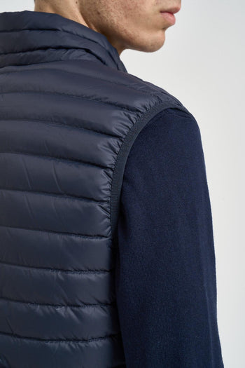 Gilet uomo piumino trapuntato blu - 5