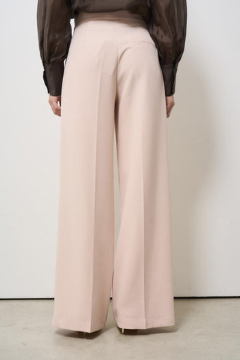 Women's pink palazzo pants - 5