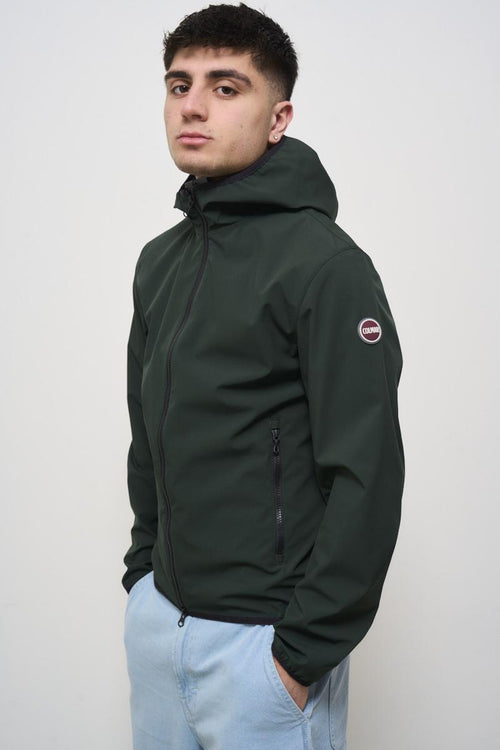 Men's forest green waterproof jacket - 2