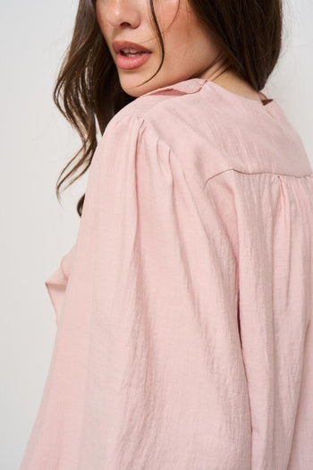 Blusa donna con rouches - 5