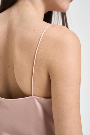 Top donna satinato rosa - 6