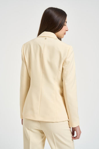 Tailleur donna giallo pastello - 6