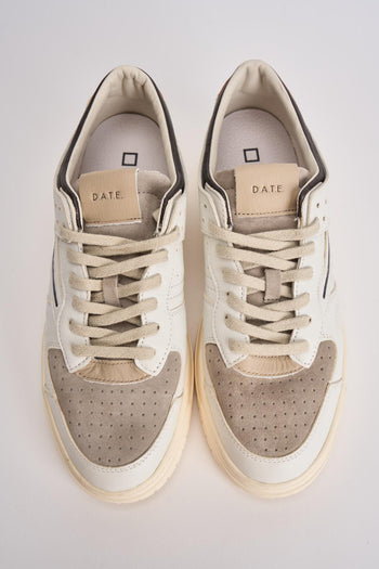 Sneakers uomo Torneo bianco e beige - 9