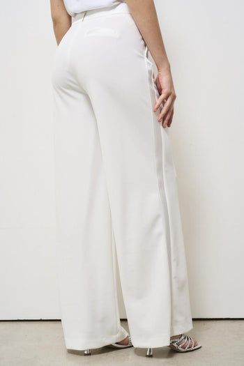 Pantalone donna gamba dritta bianco - 6