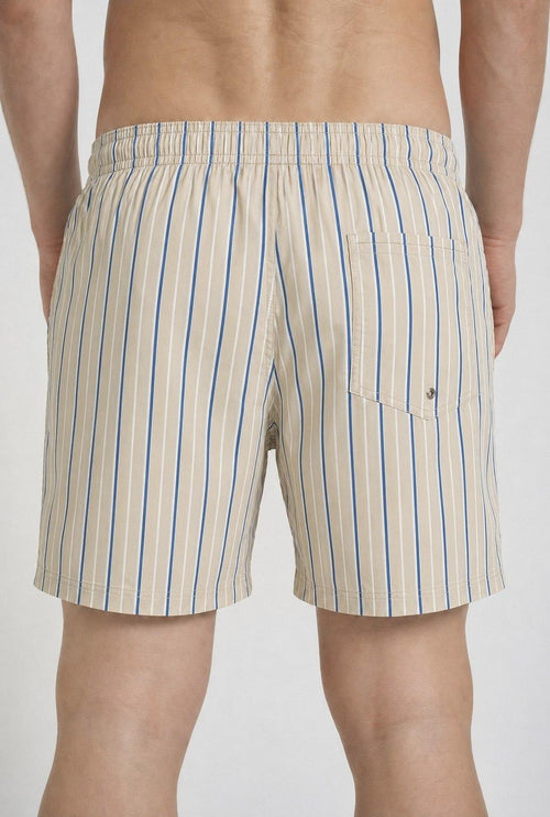 Costume uomo a righe ecru - 2