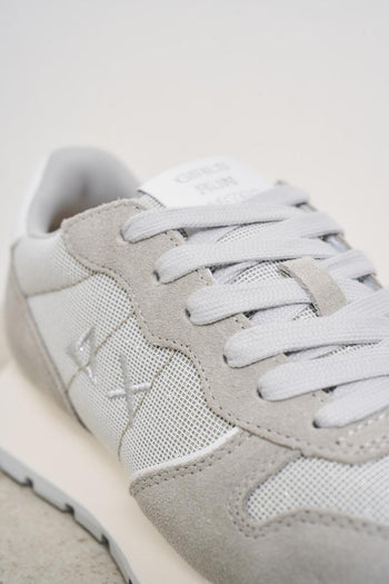 Sneakers donna grigia e argento - 4