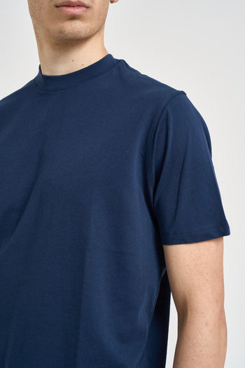 T-shirt uomo girocollo blu - 3