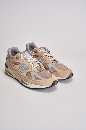 Sneakers uomo Made in UK 991v2 beige - 3