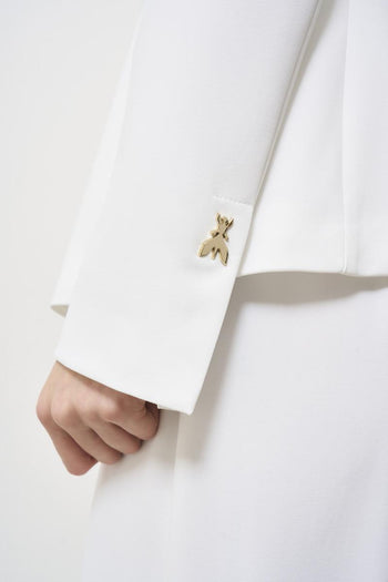 White double-breasted women's jacket - 5