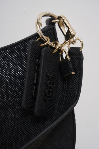 Black women's shoulder bag - 4
