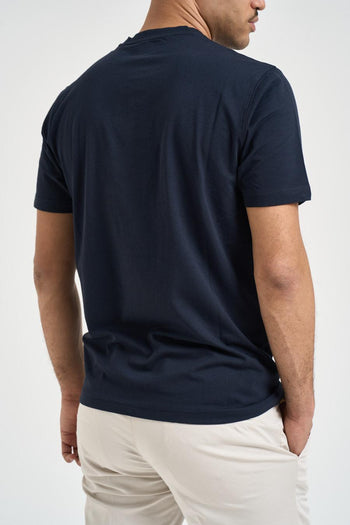 T-shirt uomo girocollo blu notte - 4