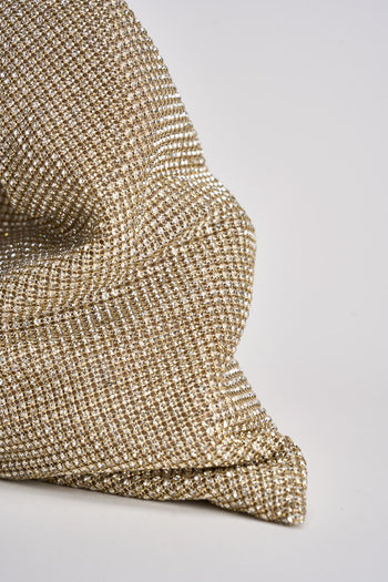 Borsa donna Parks con strass oro - 4