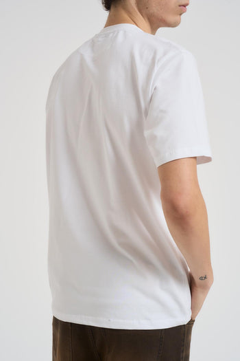 T-shirt uomo girocollo bianca - 3
