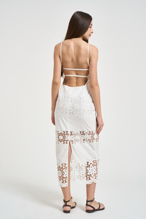 Abito donna in pizzo bianco - 2