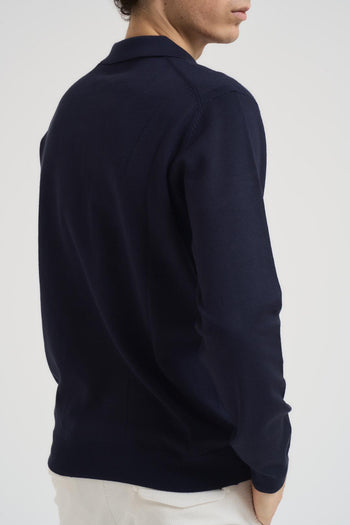 Polo uomo blu. - 3