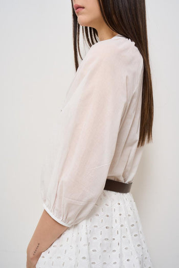 Abito donna mini bianco - 5