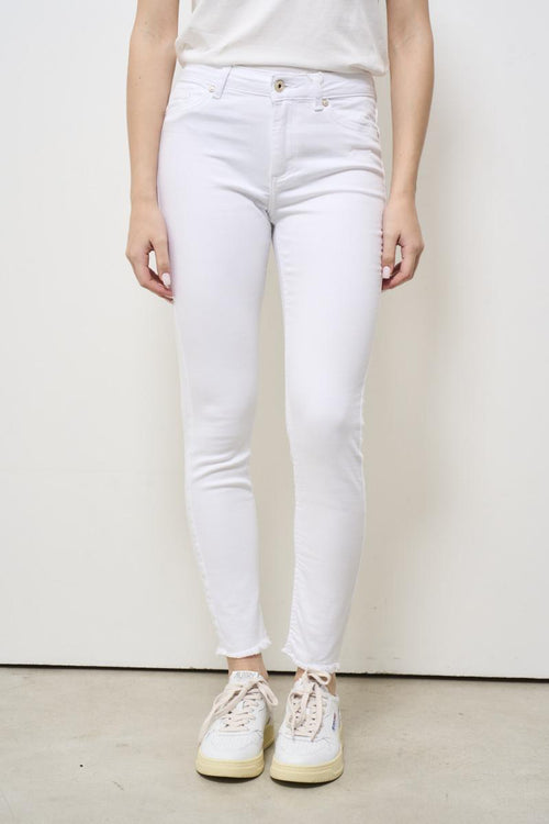 Jeans donna skinny bianchi
