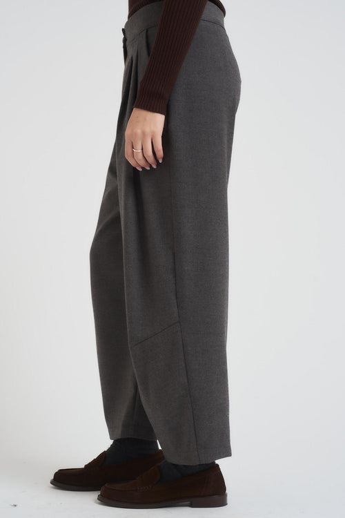 Pantalone donna balloon grigio scuro - 2