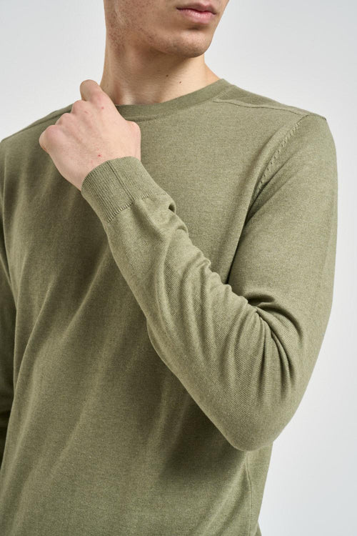 Maglia uomo girocollo verde - 2