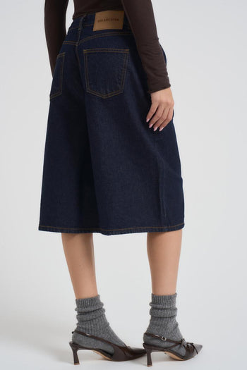 Bermuda donna Fresia-2 denim - 5