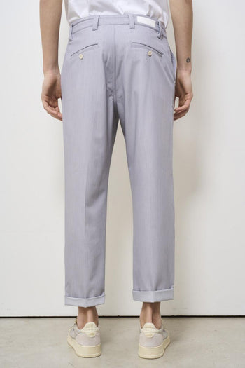 Pantalone uomo dritto grigio - 4