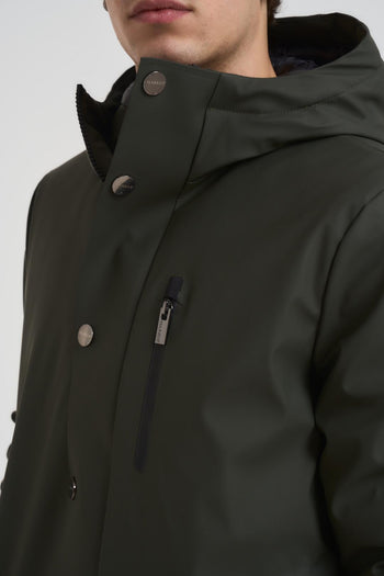 Giubbotto uomo verde militare - 3