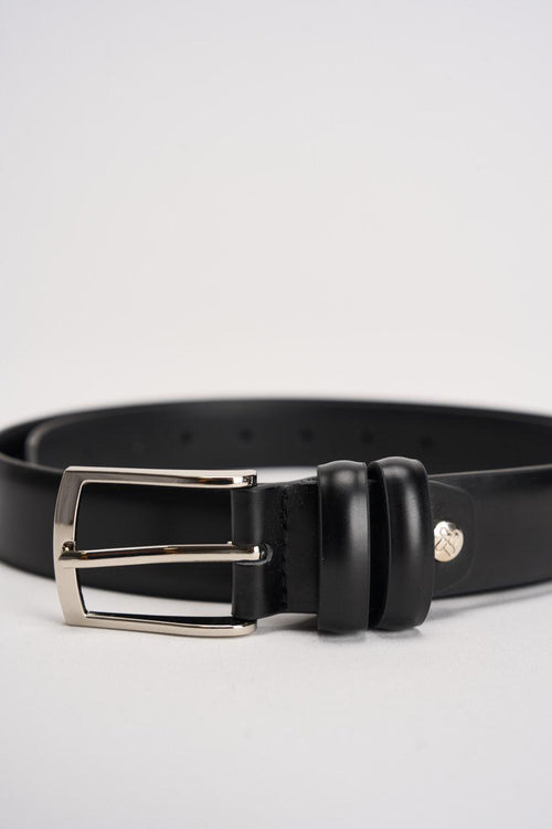 Cintura uomo nera in pelle - 2