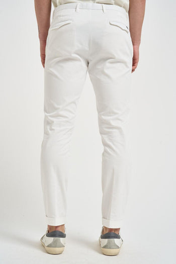 Pantalone uomo slim bianco - 3