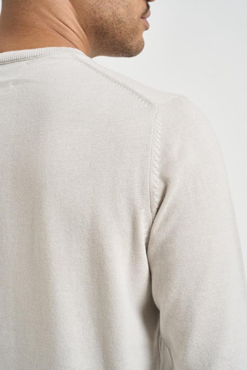 Maglia uomo girocollo perla - 5