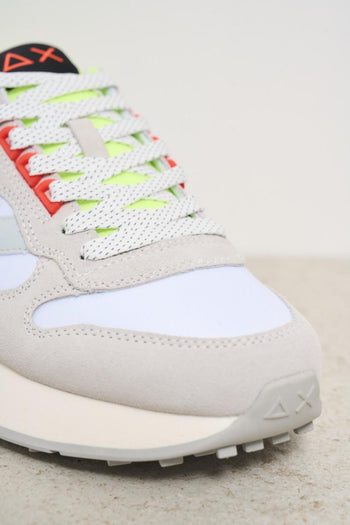 White and yellow men's sneakers - 6
