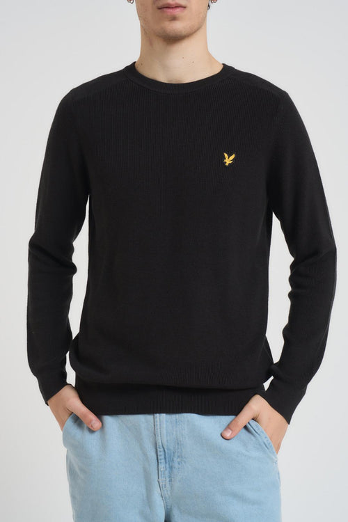 Maglia uomo girocollo nera