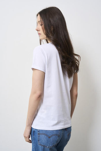 T-shirt donna bianca scritta Queen - 5