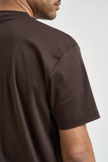 T-shirt uomo girocollo moro - 4