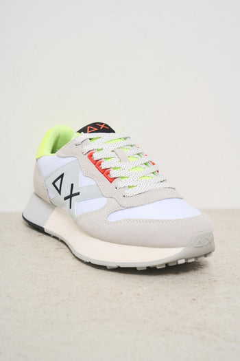 White and yellow men's sneakers - 4