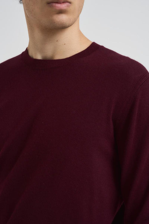 Maglia uomo girocollo bordeaux - 2
