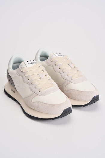 Sneakers donna bianche e grigie - 3