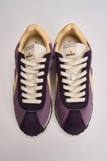 Sneakers donna lilla e avorio - 3